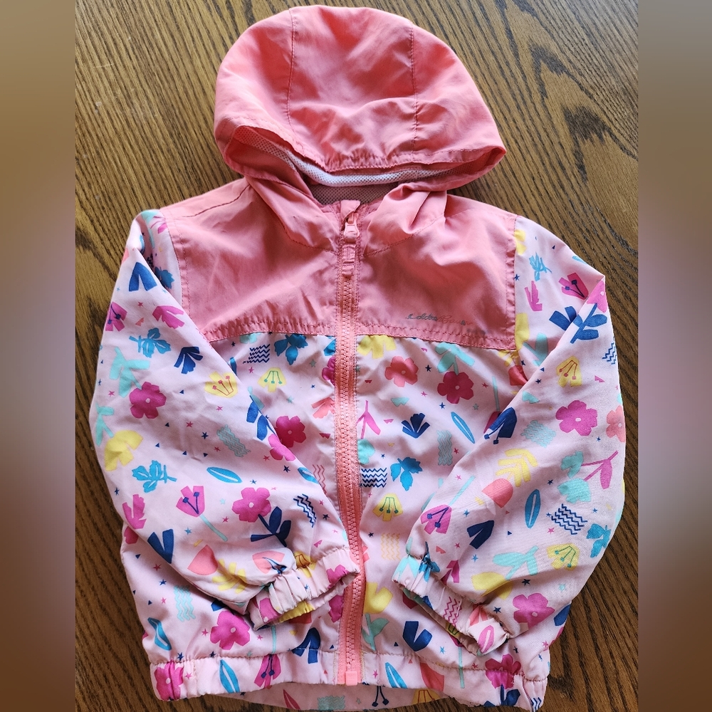 Eddie Bauer Pink Floral Kids Jacket